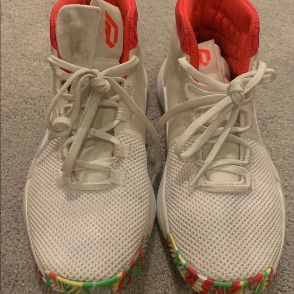 Adidas Basketball Damn 5 J Junior Damian Lillard Hoops Sz 6y - Picture 9 of 10